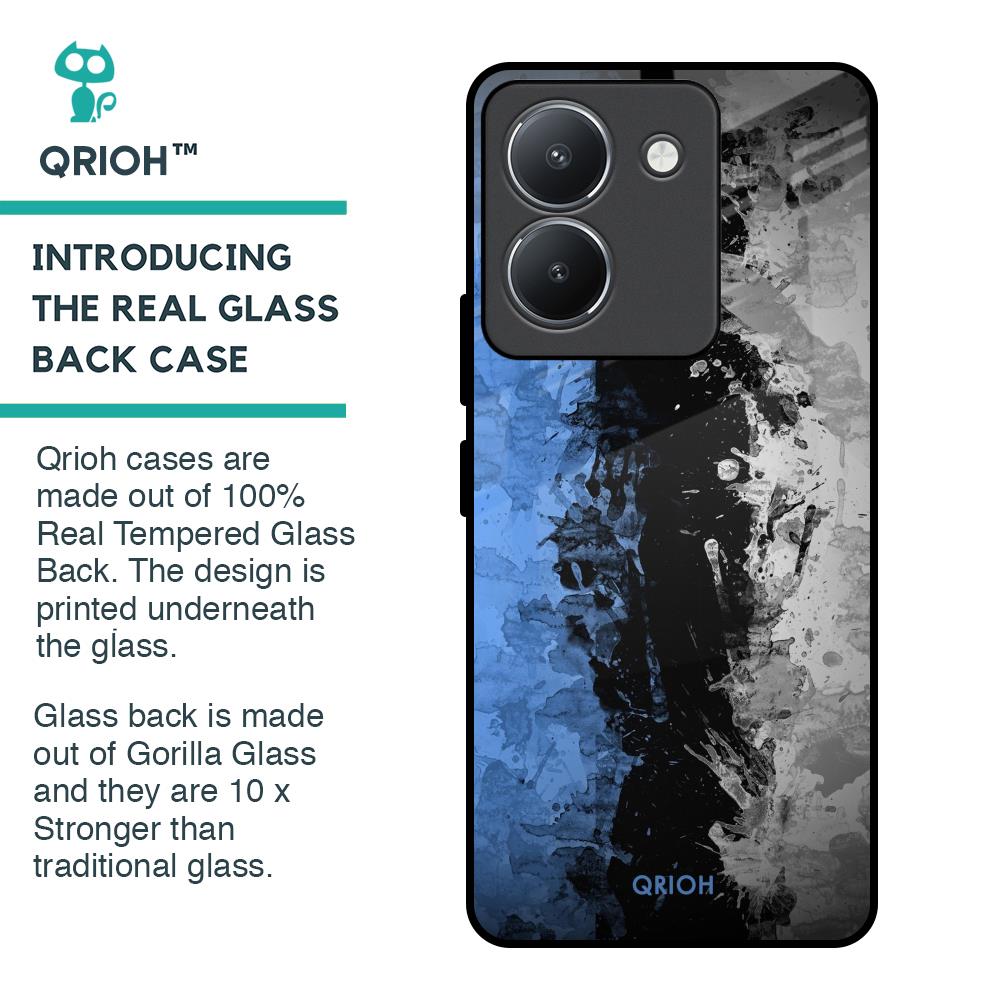 Dark Grunge Glass Case for Vivo Y36
