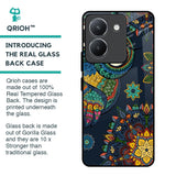 Owl Art Glass Case for Vivo Y36