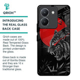 Red Moon Tiger Glass Case for Vivo Y36