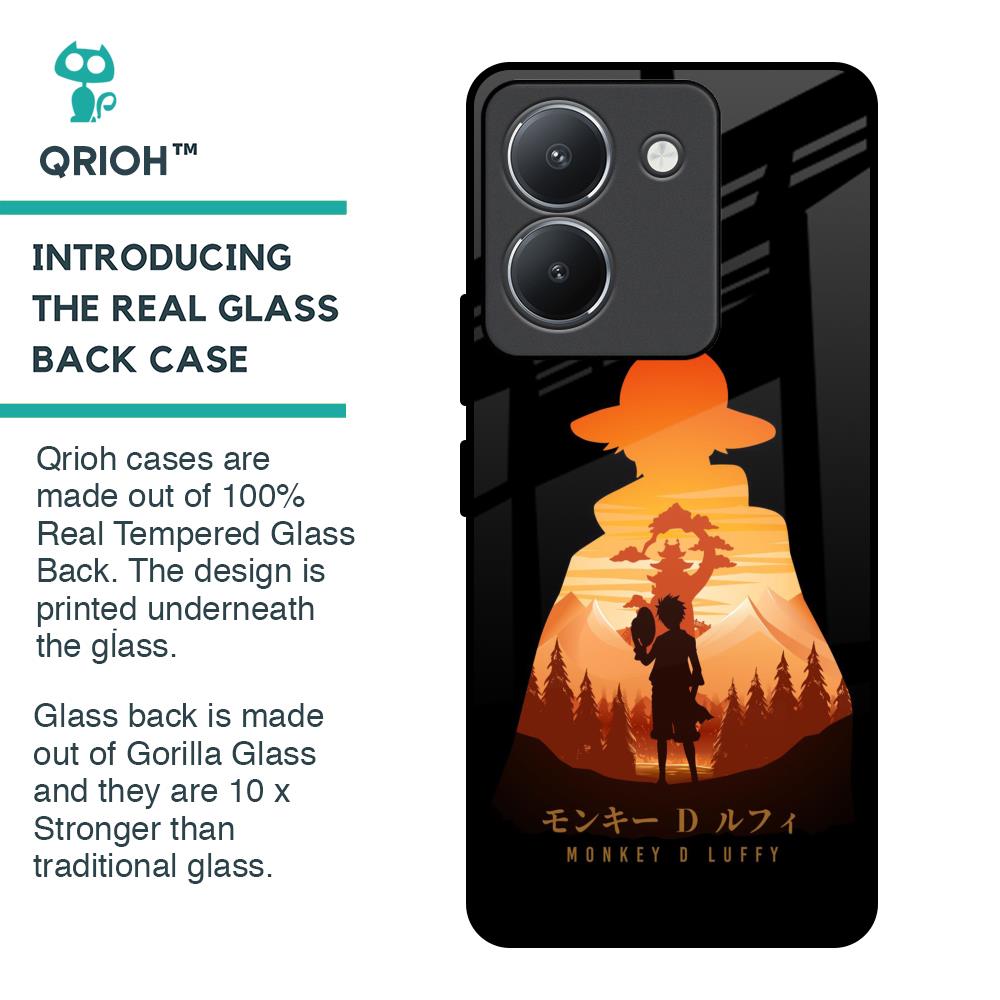 Luffy One Piece Glass Case for Vivo Y36