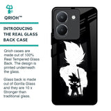 Monochrome Goku Glass Case for Vivo Y36