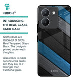 Multicolor Wooden Effect Glass Case for Vivo Y36
