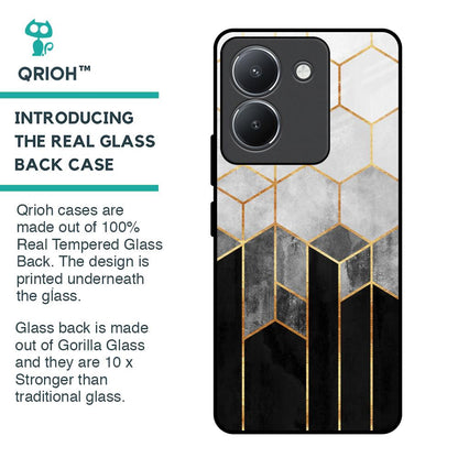 Tricolor Pattern Glass Case for Vivo Y36