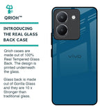 Cobalt Blue Glass Case for Vivo Y36