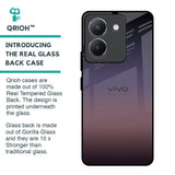 Grey Ombre Glass Case for Vivo Y36