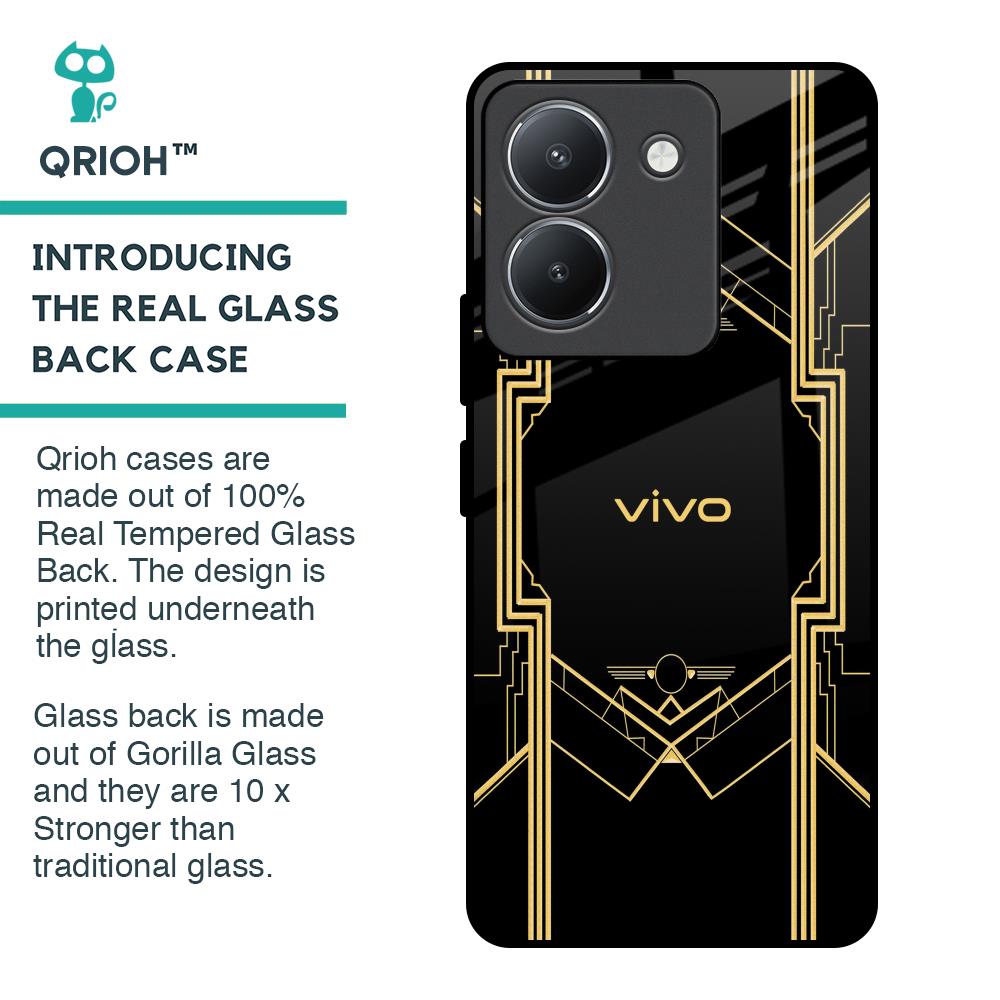 Sacred Logo Glass Case for Vivo Y36