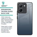 Smokey Grey Color Glass Case For Vivo Y36