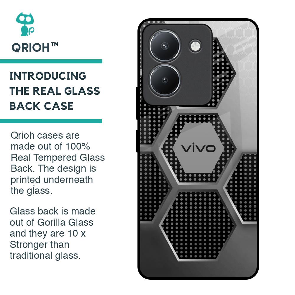 Hexagon Style Glass Case For Vivo Y36