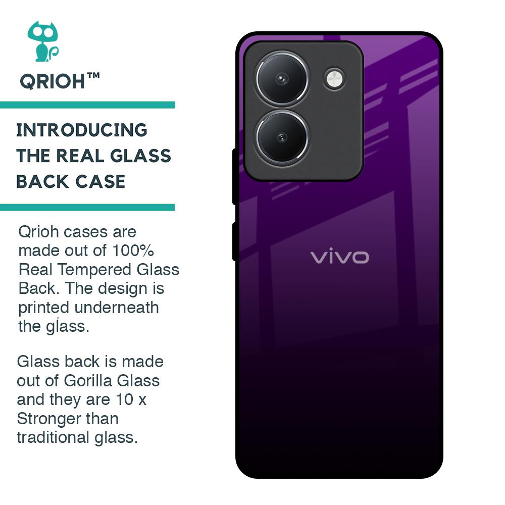 Harbor Royal Blue Glass Case For Vivo Y36