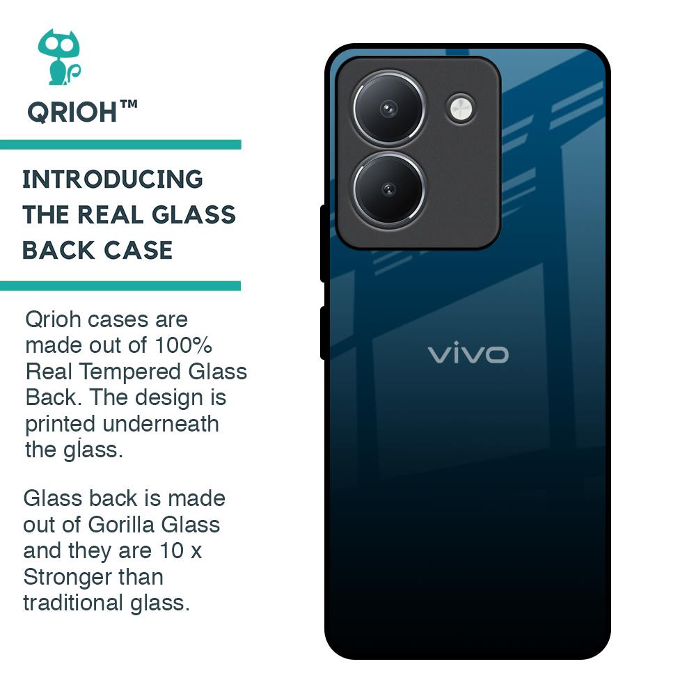 Sailor Blue Glass Case For Vivo Y36
