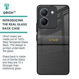 Grey Metallic Glass Case For Vivo Y36