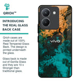 Watercolor Wave Glass Case for Vivo Y36