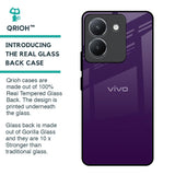 Dark Purple Glass Case for Vivo Y36