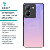 Lavender Gradient Glass Case for Vivo Y36