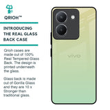Mint Green Gradient Glass Case for Vivo Y36