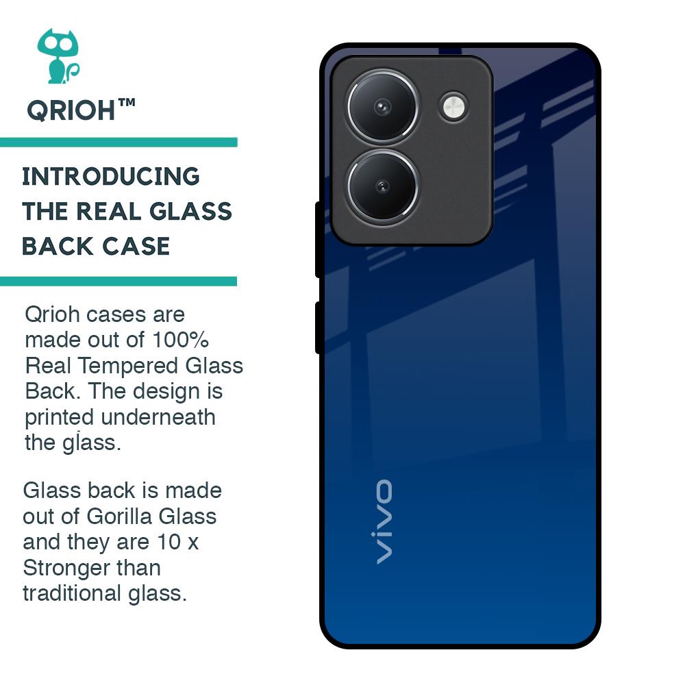 Very Blue Glass Case for Vivo Y36