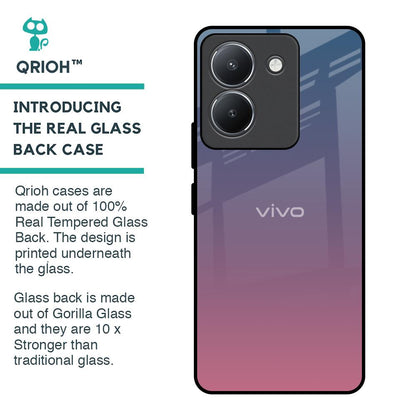 Pastel Gradient Glass Case for Vivo Y36