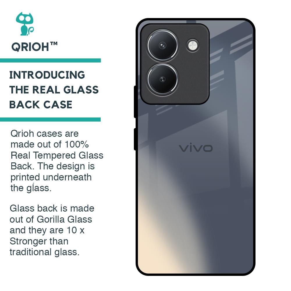 Metallic Gradient Glass Case for Vivo Y36