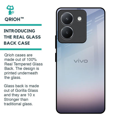 Light Sky Texture Glass Case for Vivo Y36