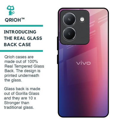 Multi Shaded Gradient Glass Case for Vivo Y36