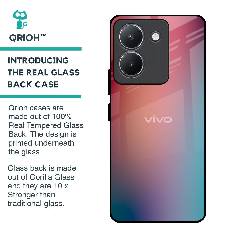 Dusty Multi Gradient Glass Case for Vivo Y36