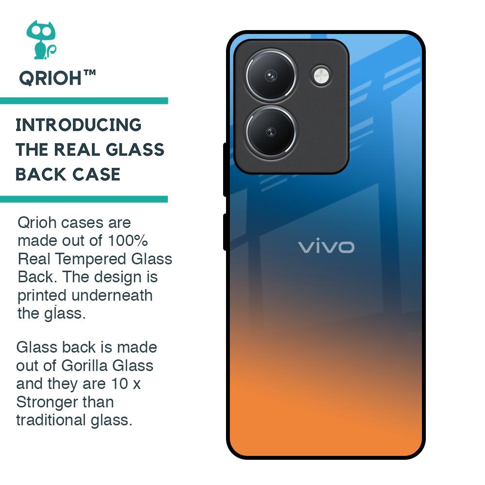 Sunset Of Ocean Glass Case for Vivo Y36