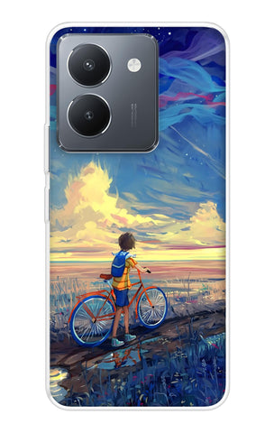 Riding Bicycle to Dreamland Vivo Y36 Back Cover