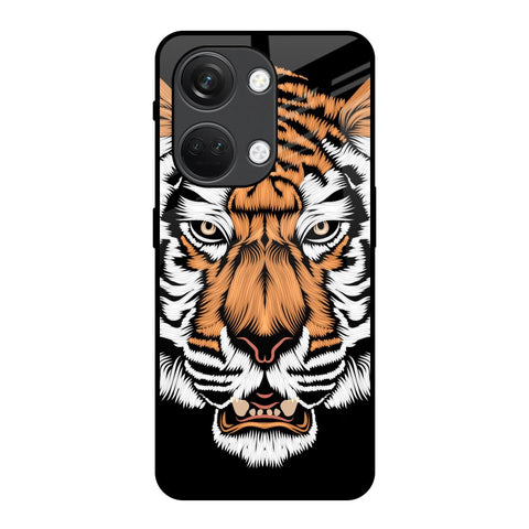 Angry Tiger OnePlus Nord 3 5G Glass Back Cover Online