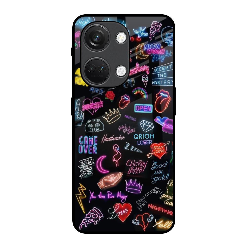 Accept The Mystery OnePlus Nord 3 5G Glass Back Cover Online