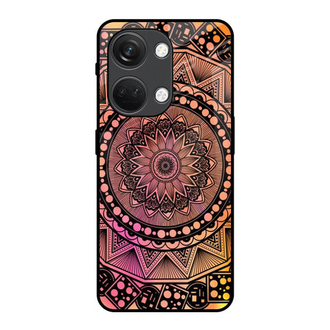 Floral Mandala OnePlus Nord 3 5G Glass Back Cover Online