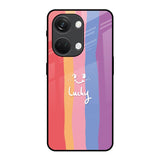 Lucky Abstract OnePlus Nord 3 5G Glass Back Cover Online