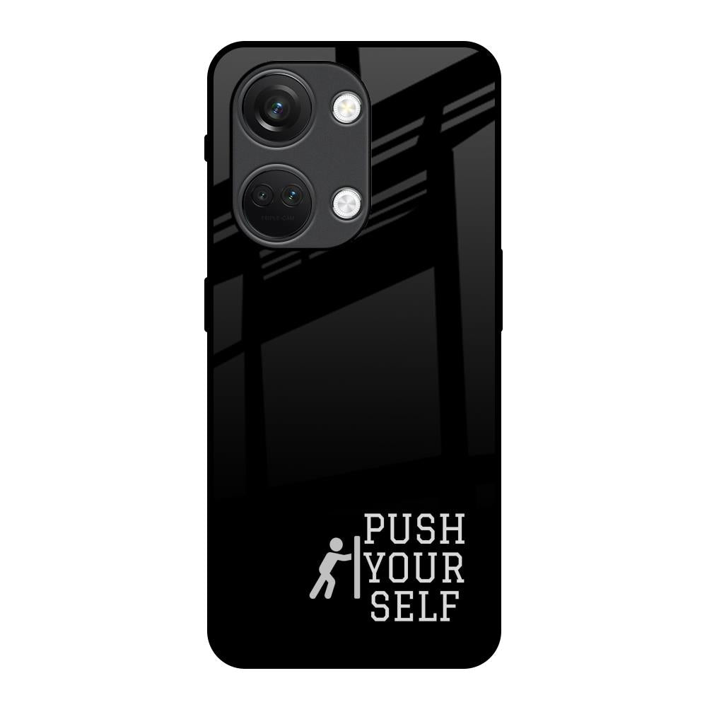 Push Your Self OnePlus Nord 3 5G Glass Back Cover Online