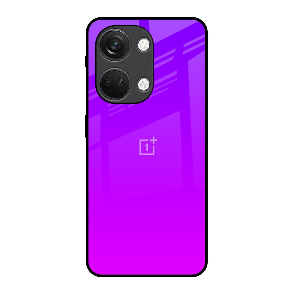 Purple Pink OnePlus Nord 3 5G Glass Back Cover Online