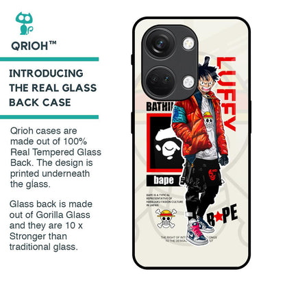 Bape Luffy Glass Case for OnePlus Nord 3 5G