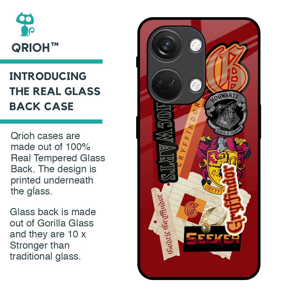 Gryffindor Glass Case for OnePlus Nord 3 5G
