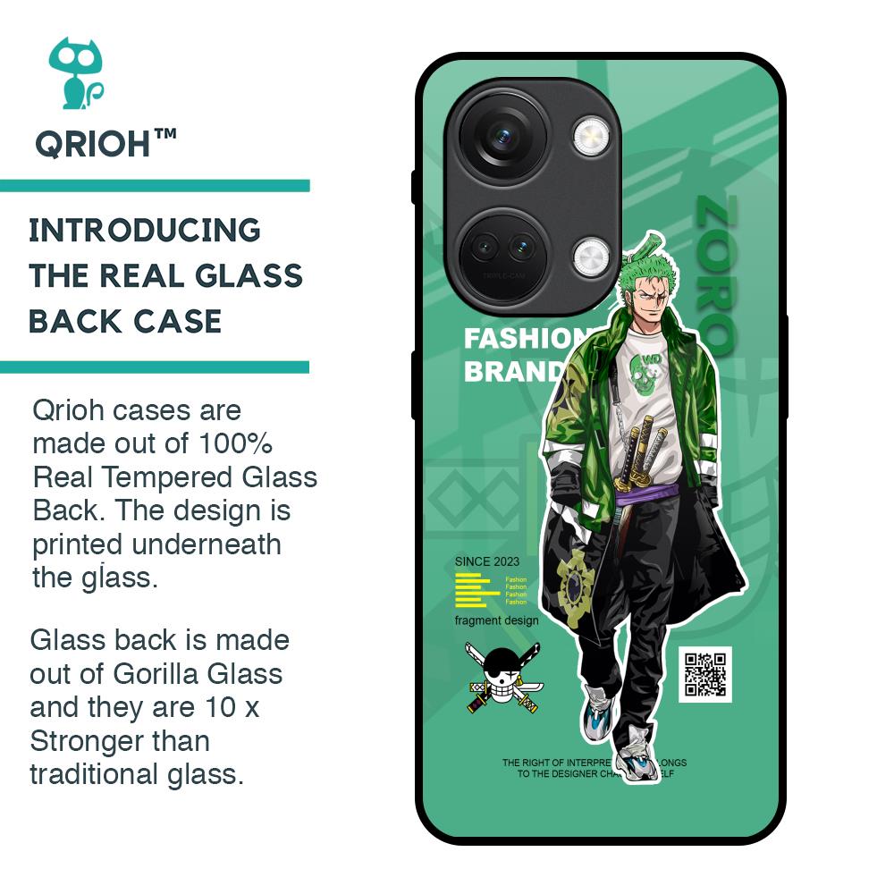 Zoro Bape Glass Case for OnePlus Nord 3 5G