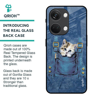 Kitty In Pocket Glass Case For OnePlus Nord 3 5G