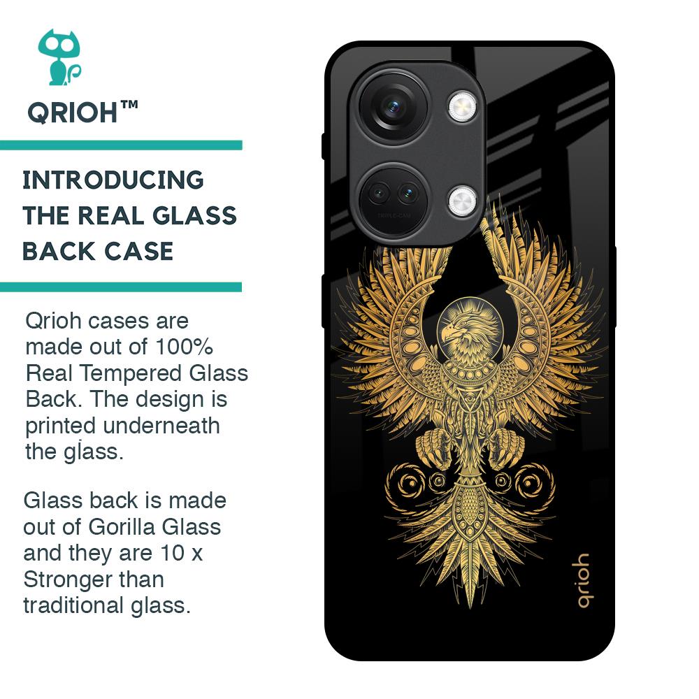 Mythical Phoenix Art Glass Case for OnePlus Nord 3 5G