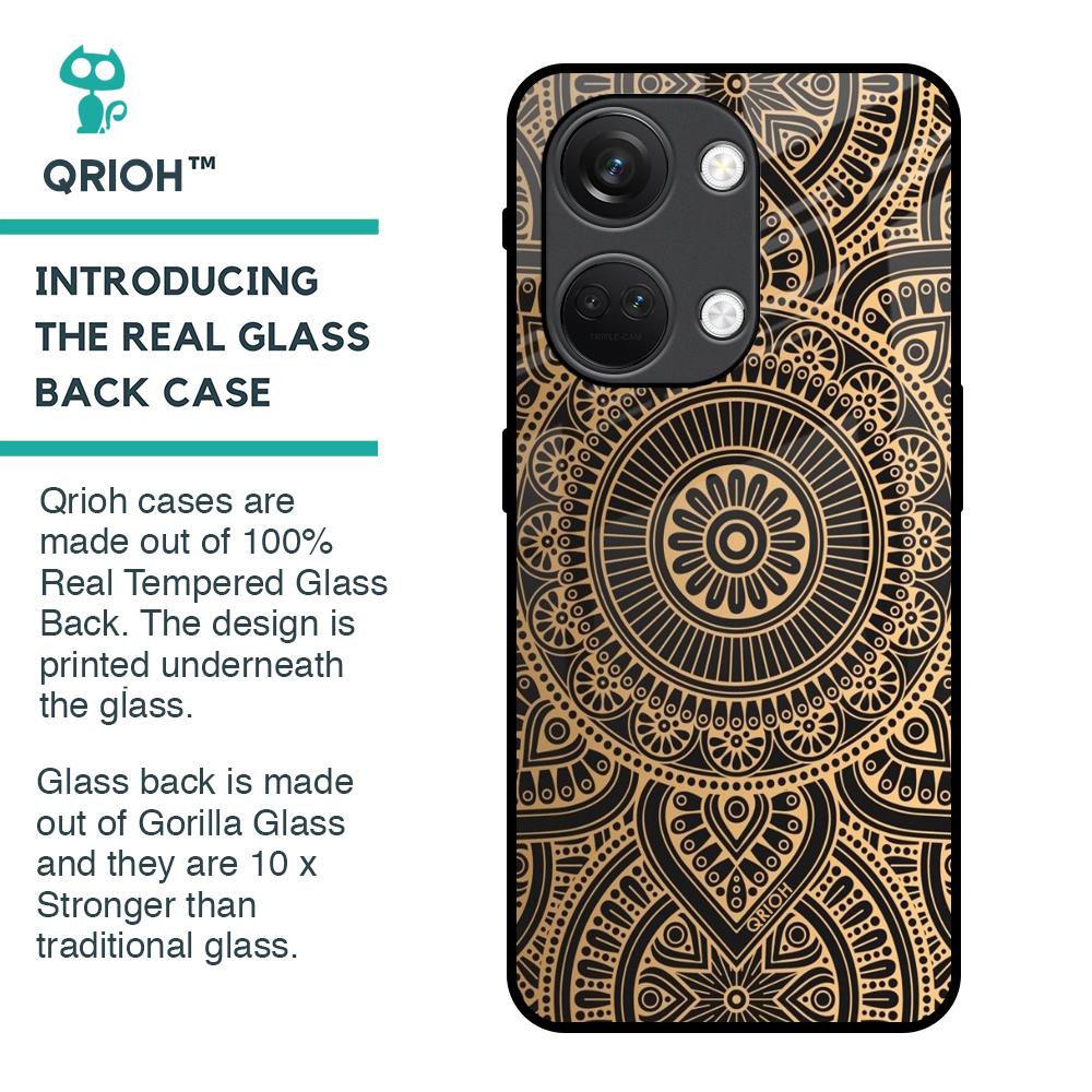 Luxury Mandala Glass Case for OnePlus Nord 3 5G