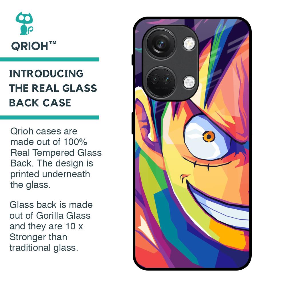 Monkey Wpap Pop Art Glass Case for OnePlus Nord 3 5G