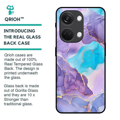 Alcohol ink Marble Glass Case for OnePlus Nord 3 5G
