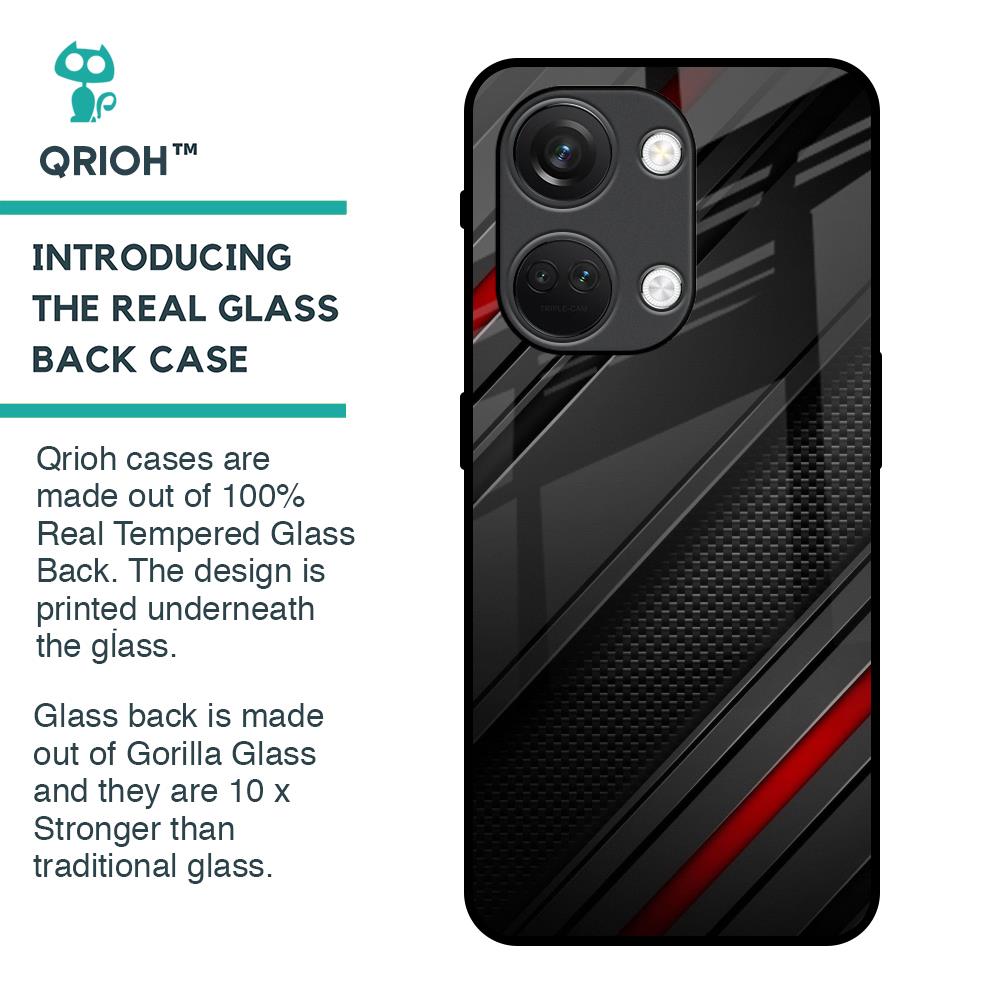 Modern Abstract Glass Case for OnePlus Nord 3 5G