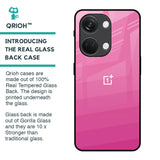 Pink Ribbon Caddy Glass Case for OnePlus Nord 3 5G