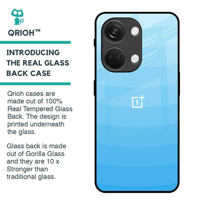 Wavy Blue Pattern Glass Case for OnePlus Nord 3 5G