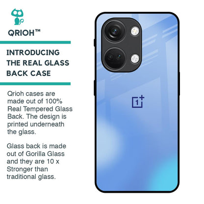 Vibrant Blue Texture Glass Case for OnePlus Nord 3 5G