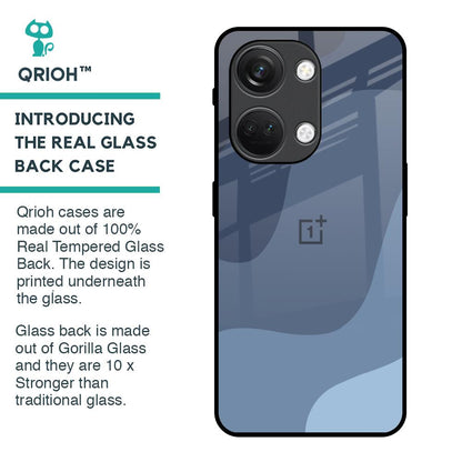 Navy Blue Ombre Glass Case for OnePlus Nord 3 5G