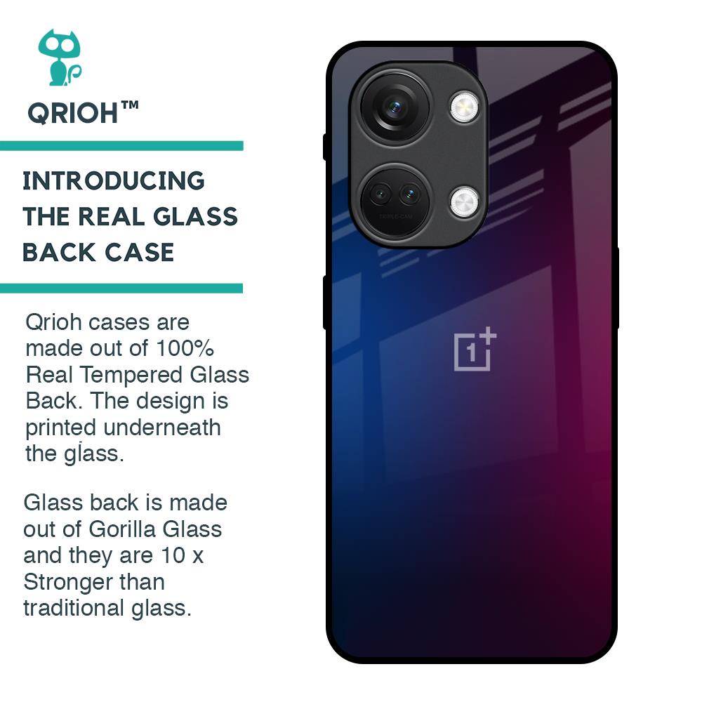 Mix Gradient Shade Glass Case For OnePlus Nord 3 5G