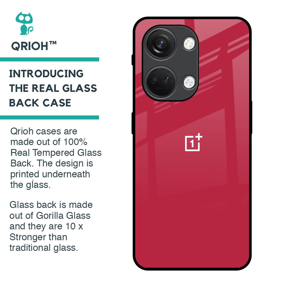 Solo Maroon Glass case for OnePlus Nord 3 5G