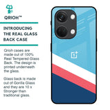 Pink & White Stripes Glass Case For OnePlus Nord 3 5G