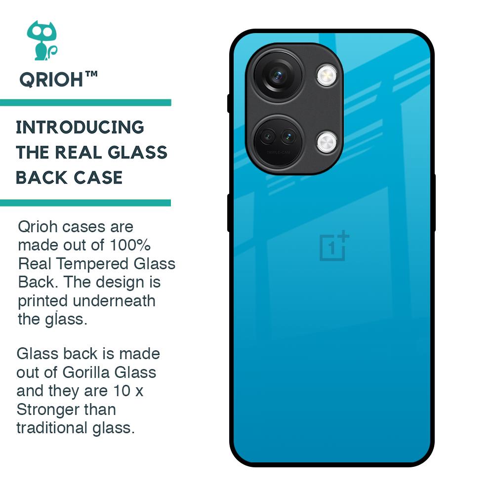 Blue Aqua Glass Case for OnePlus Nord 3 5G